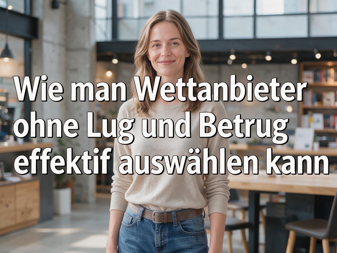 Wie man Wettanbieter ohne Lug und Betrug effektiv auswählen kann