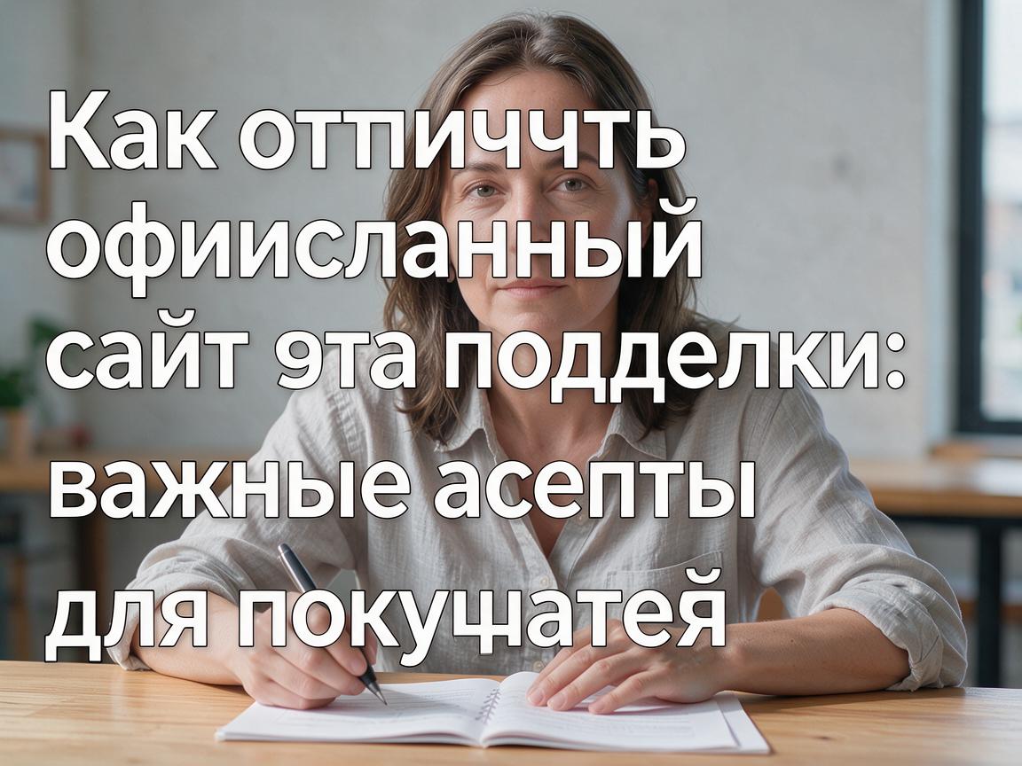 Как отличить официальный сайт от подделки: важные аспекты для покупателей