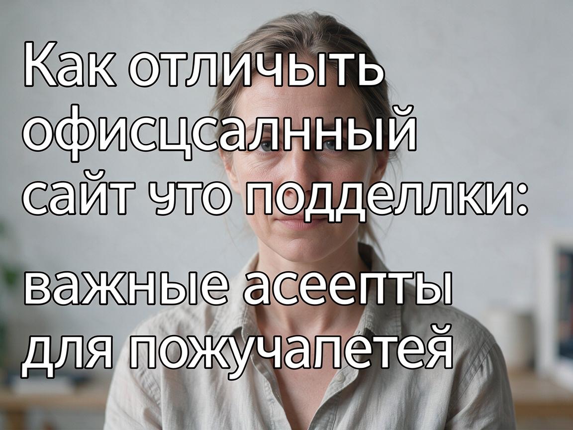 Как отличить официальный сайт от подделки: важные аспекты для покупателей