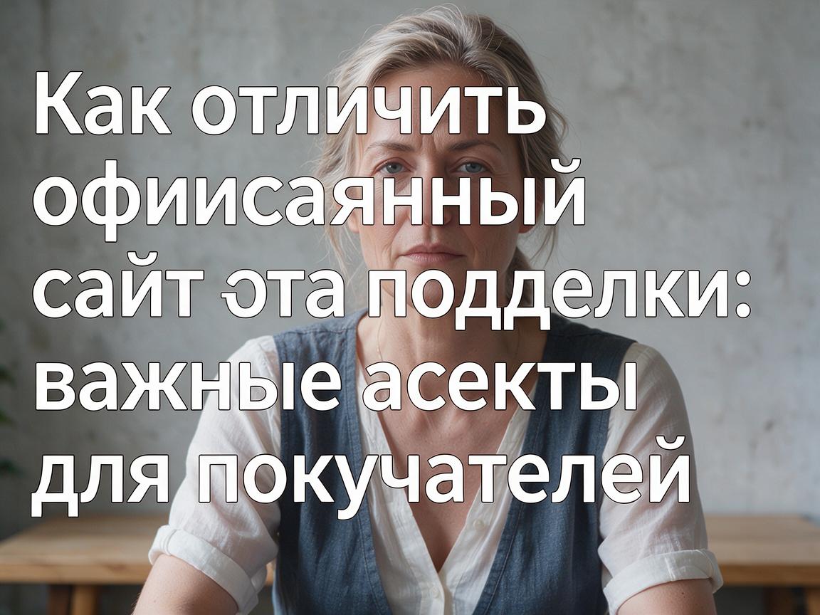 Как отличить официальный сайт от подделки: важные аспекты для покупателей