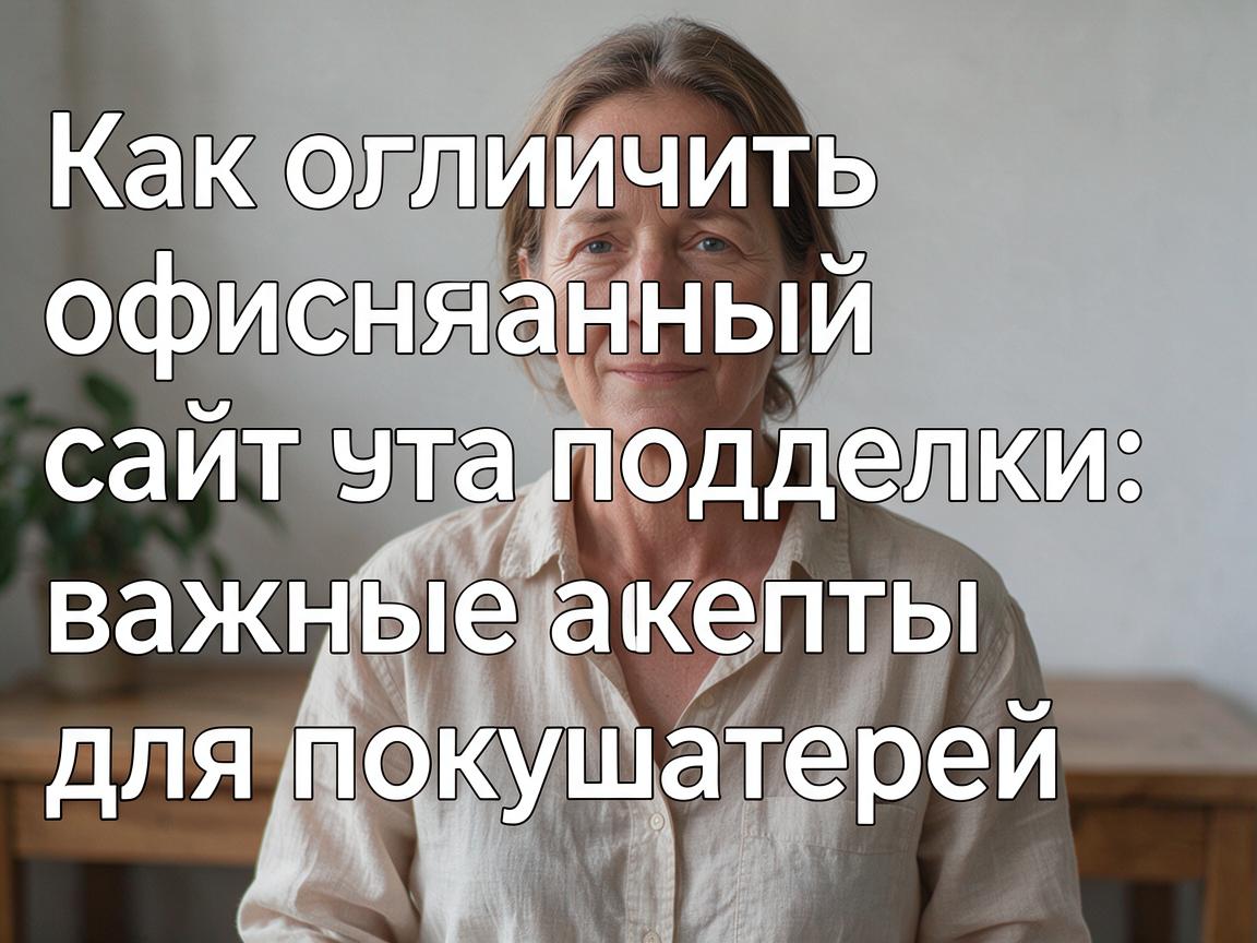 Как отличить официальный сайт от подделки: важные аспекты для покупателей