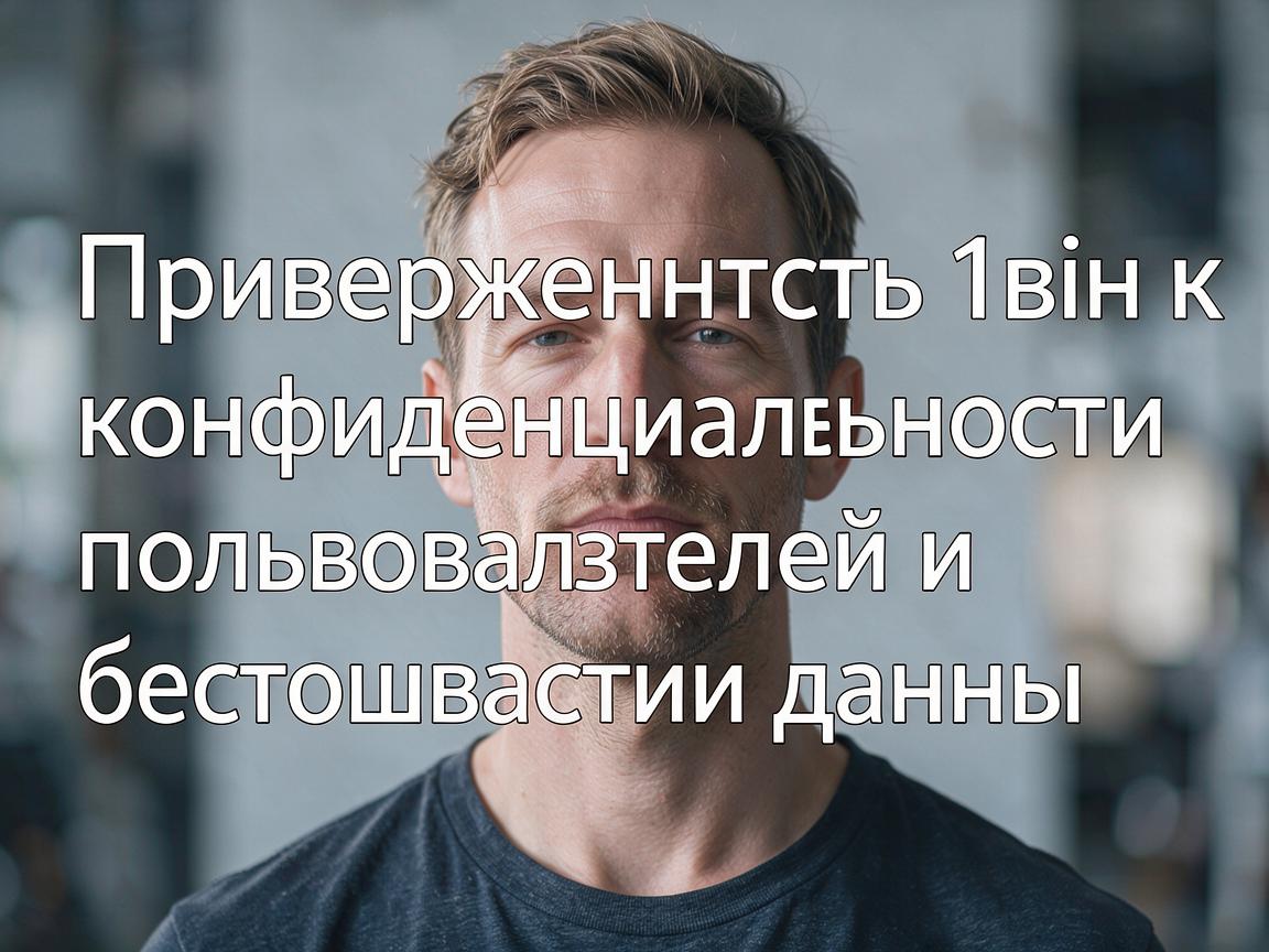 Приверженность 1вин к конфиденциальности пользователей и безопасности данных