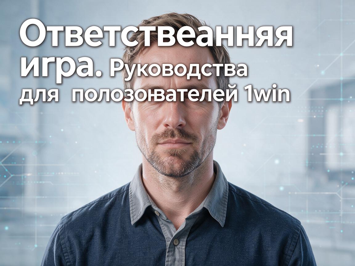 Ответственная игра: Руководство для пользователей 1win Bet