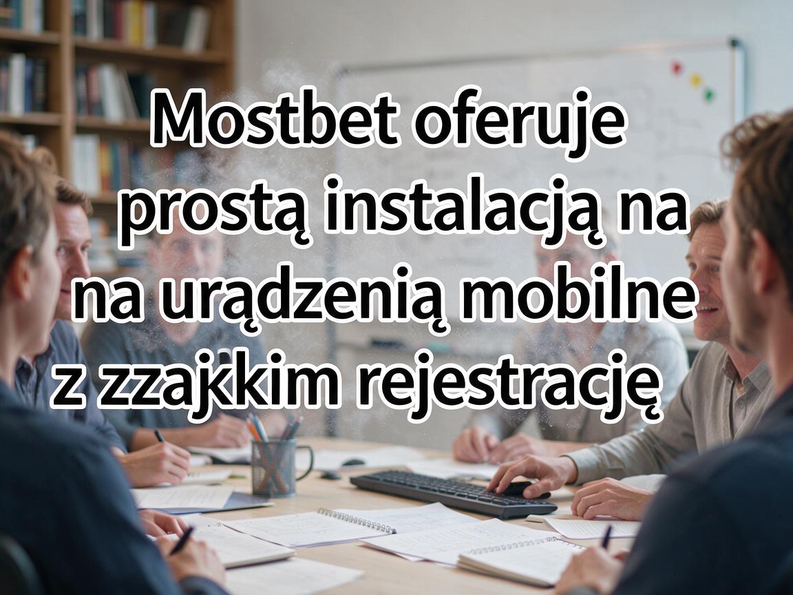Mostbet oferuje prostą instalację aplikacji na urządzenia mobilne z szybką rejestracją