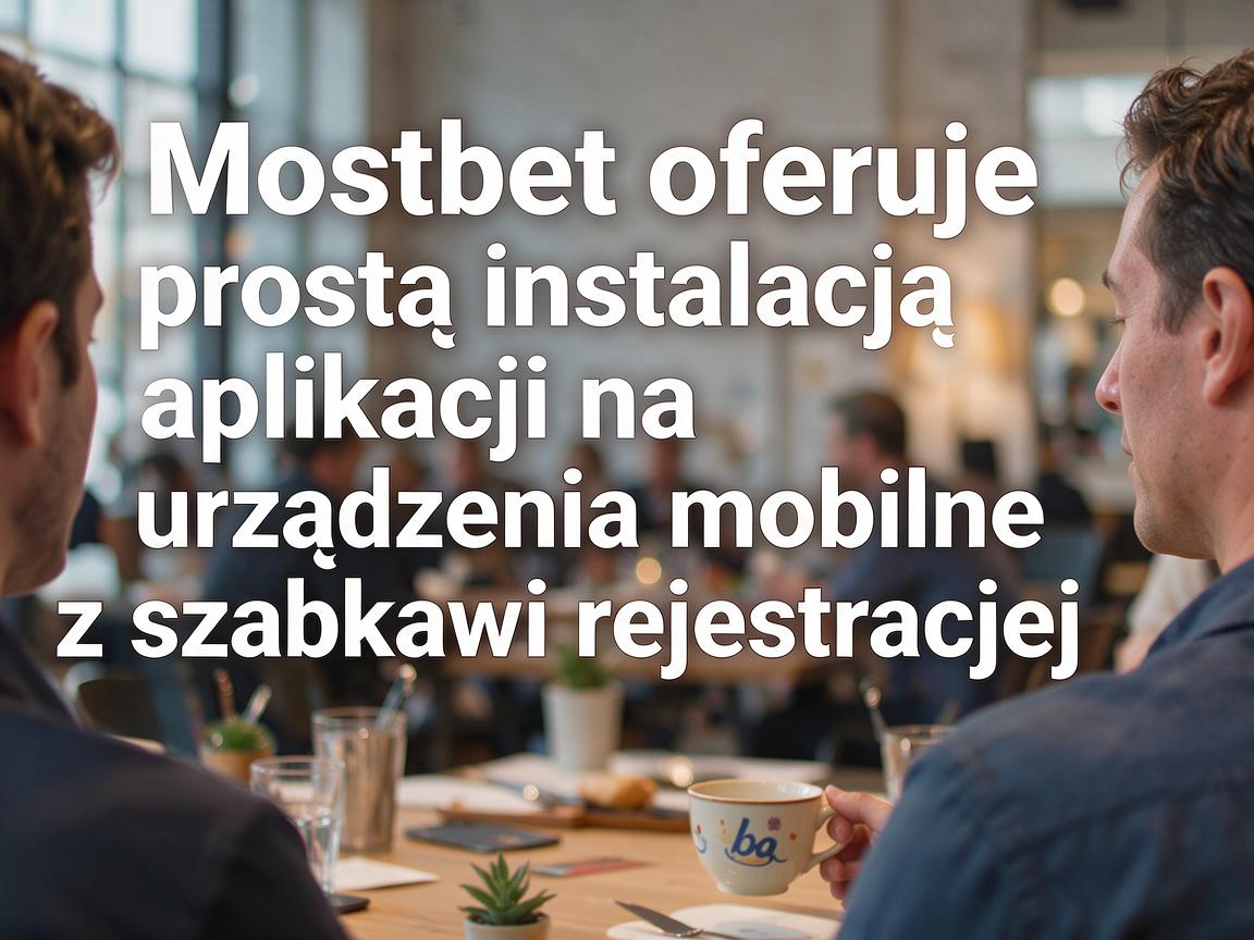 Mostbet oferuje prostą instalację aplikacji na urządzenia mobilne z szybką rejestracją
