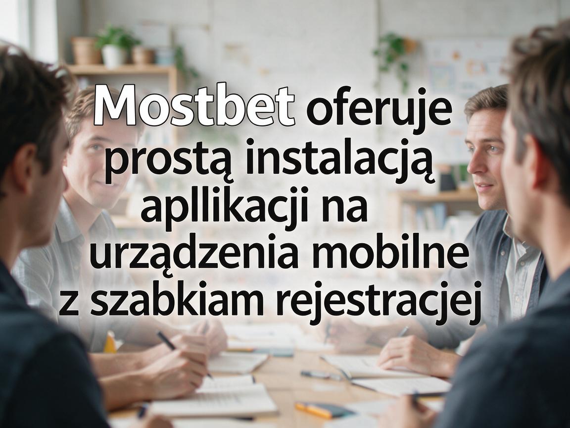 Mostbet oferuje prostą instalację aplikacji na urządzenia mobilne z szybką rejestracją