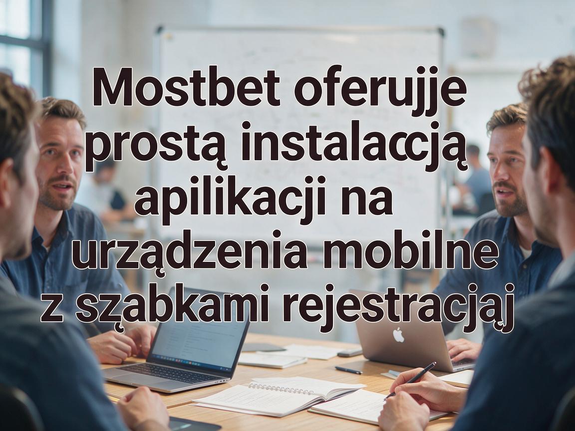 Mostbet oferuje prostą instalację aplikacji na urządzenia mobilne z szybką rejestracją