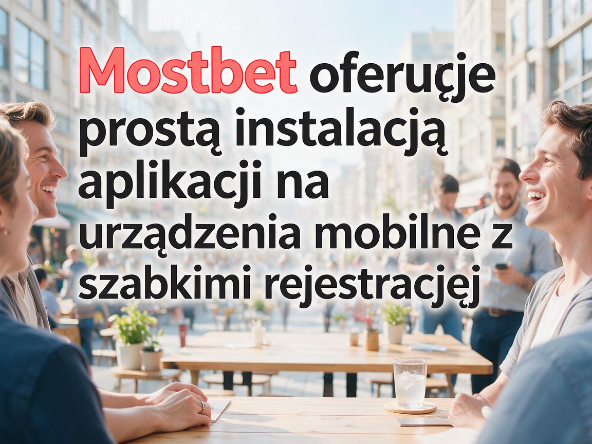 Mostbet oferuje prostą instalację aplikacji na urządzenia mobilne z szybką rejestracją
