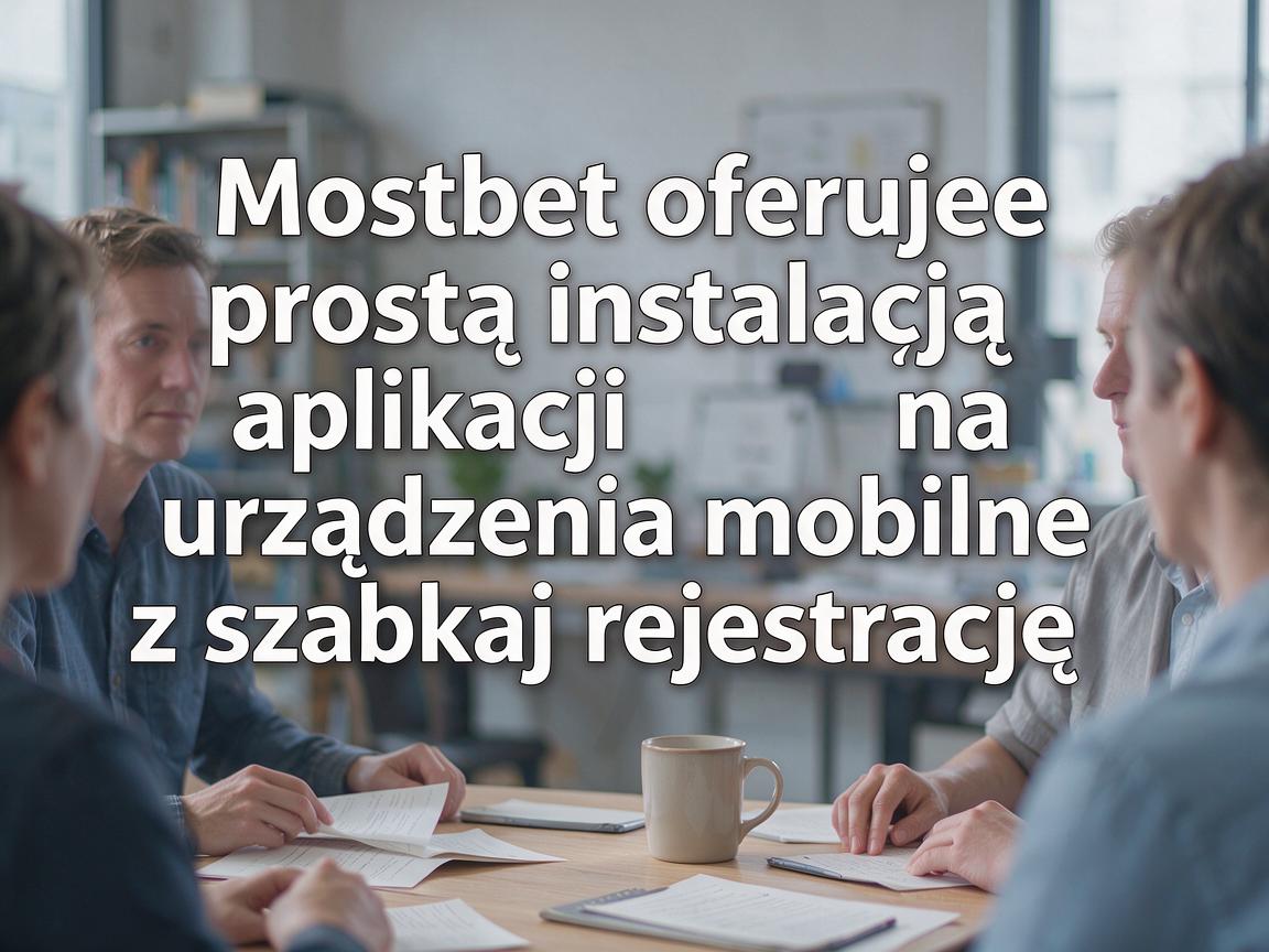 Mostbet oferuje prostą instalację aplikacji na urządzenia mobilne z szybką rejestracją