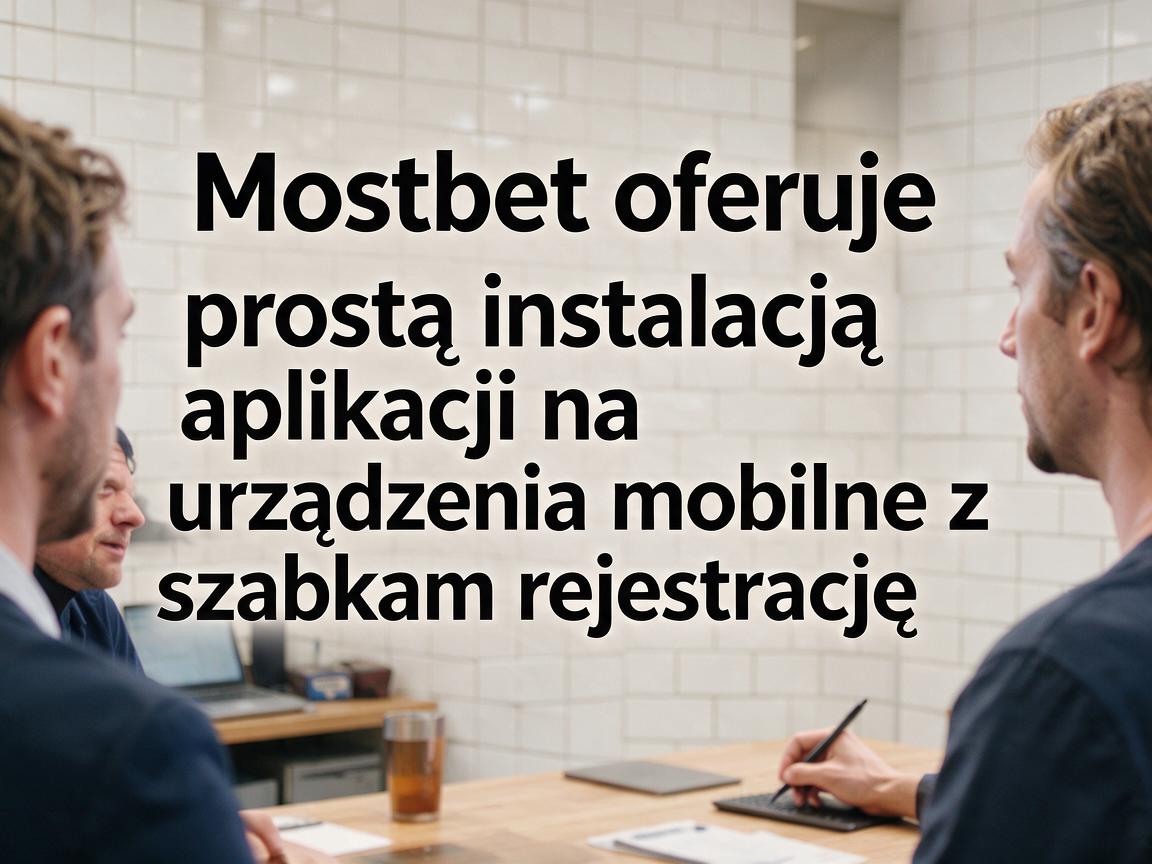 Mostbet oferuje prostą instalację aplikacji na urządzenia mobilne z szybką rejestracją