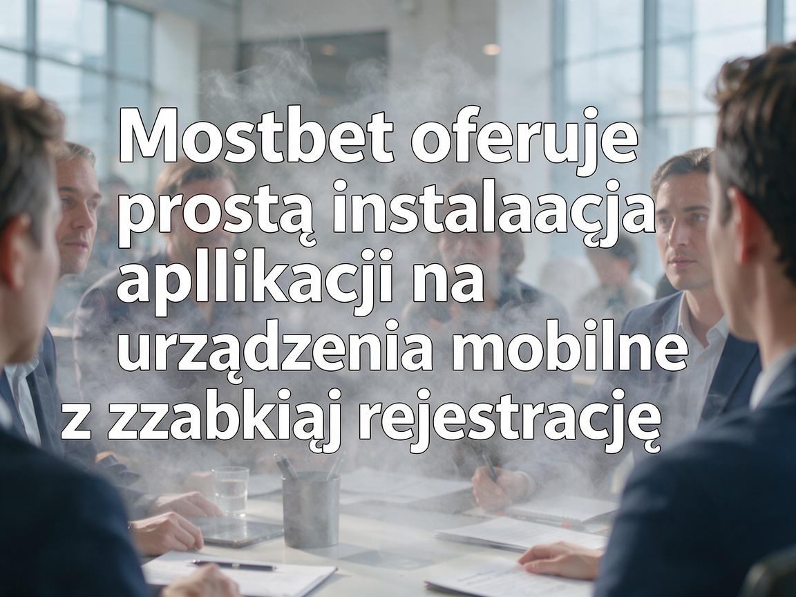 Mostbet oferuje prostą instalację aplikacji na urządzenia mobilne z szybką rejestracją