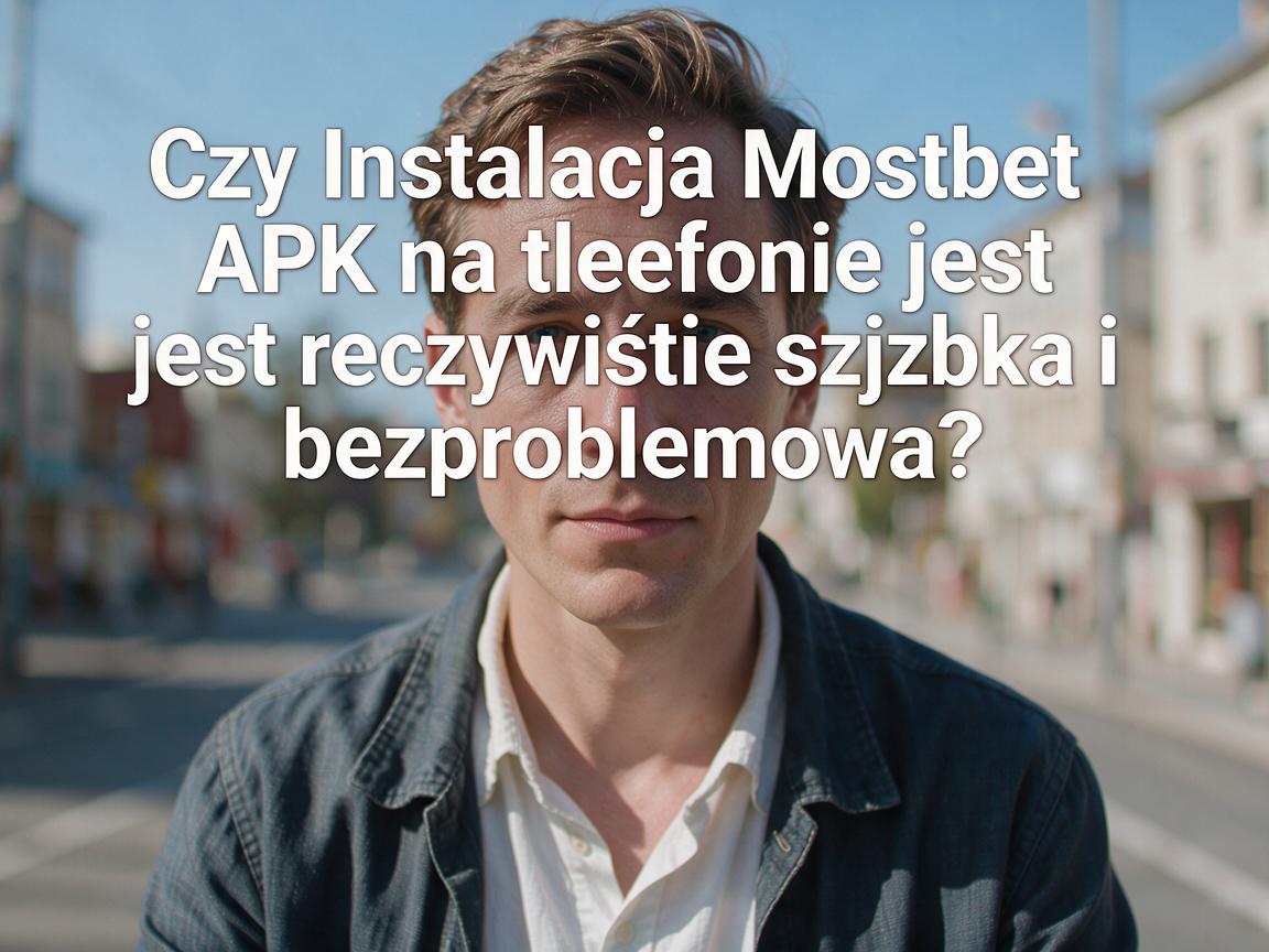 Czy Instalacja Mostbet APK na telefonie jest rzeczywiście szybka i bezproblemowa?