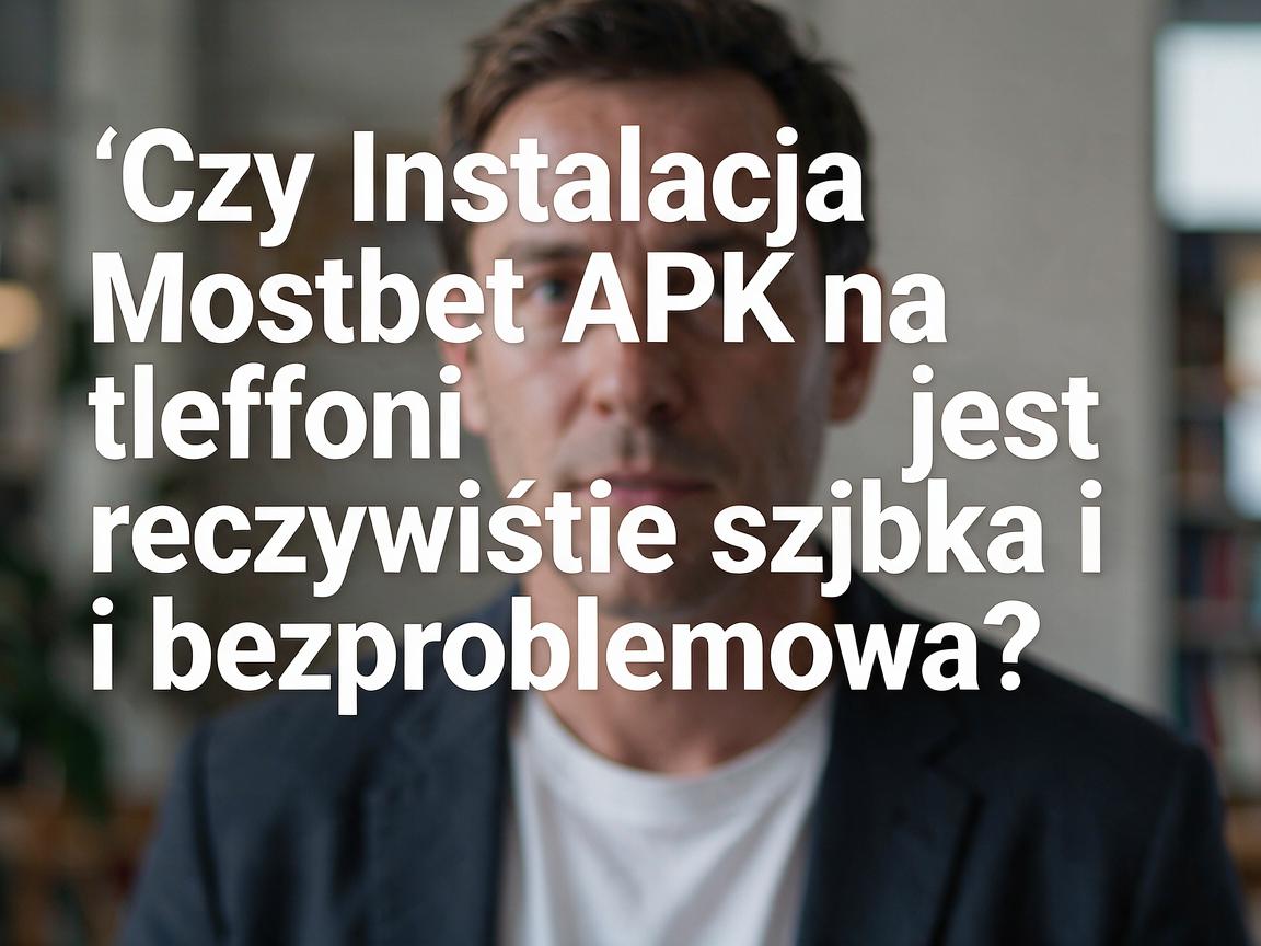 Czy Instalacja Mostbet APK na telefonie jest rzeczywiście szybka i bezproblemowa?