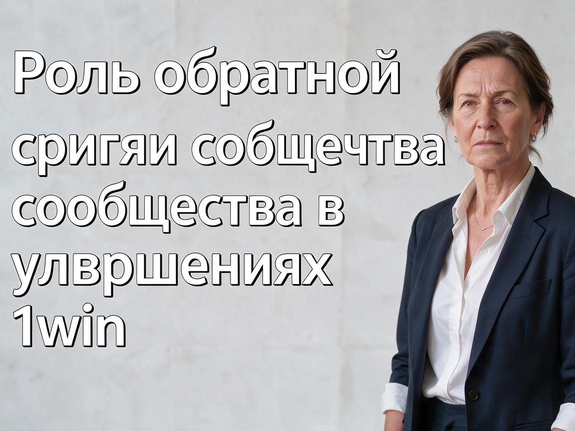 Роль обратной связи сообщества в улучшениях 1win входа