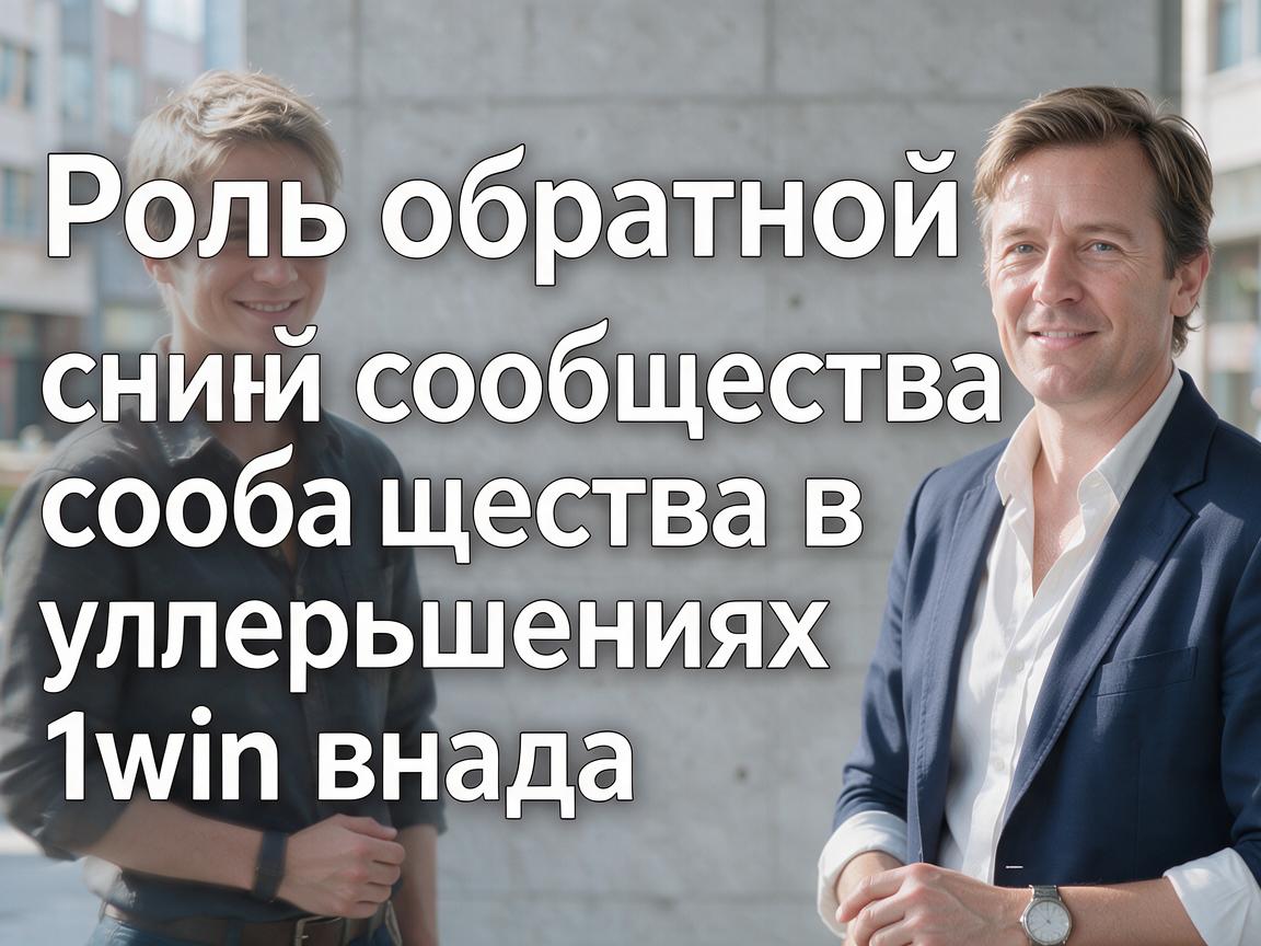 Роль обратной связи сообщества в улучшениях 1win входа