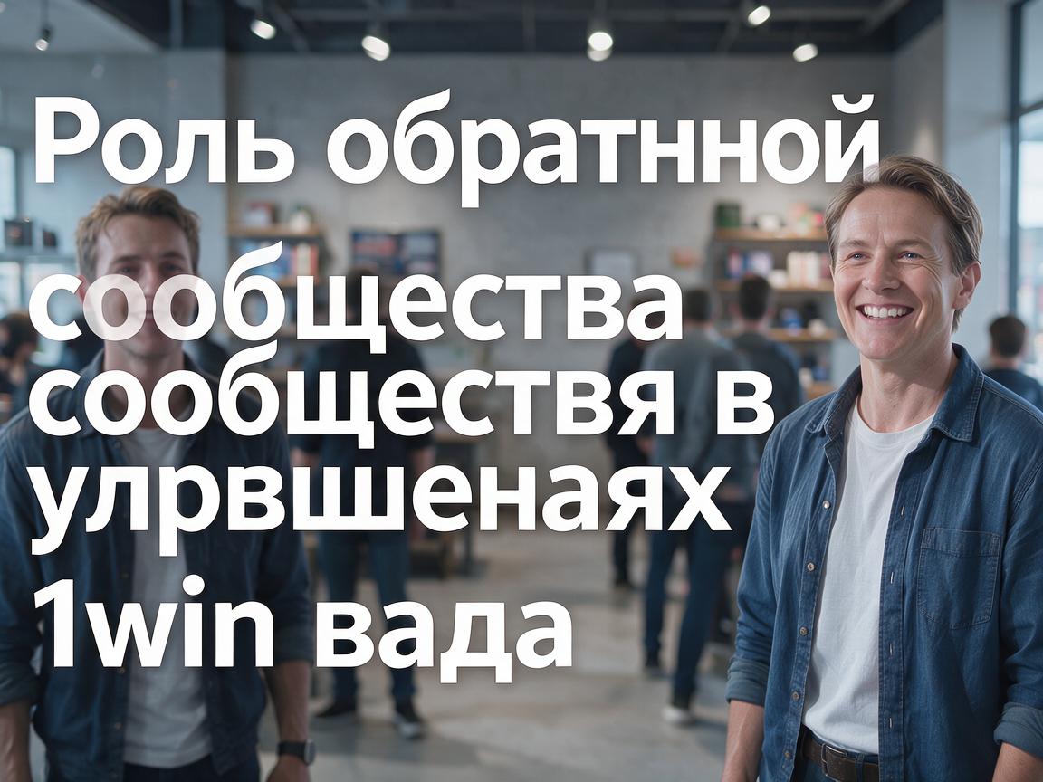 Роль обратной связи сообщества в улучшениях 1win входа