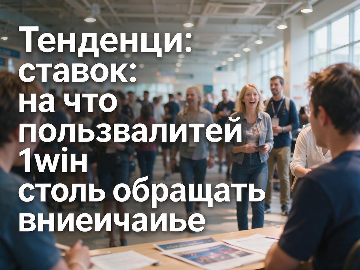 Тенденции ставок: на что пользователям 1win стоит обращать внимание