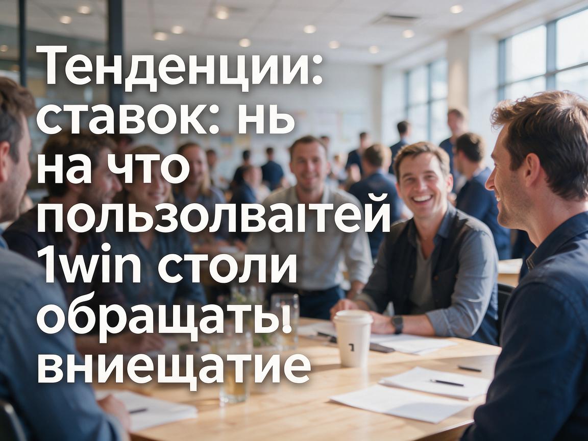 Тенденции ставок: на что пользователям 1win стоит обращать внимание