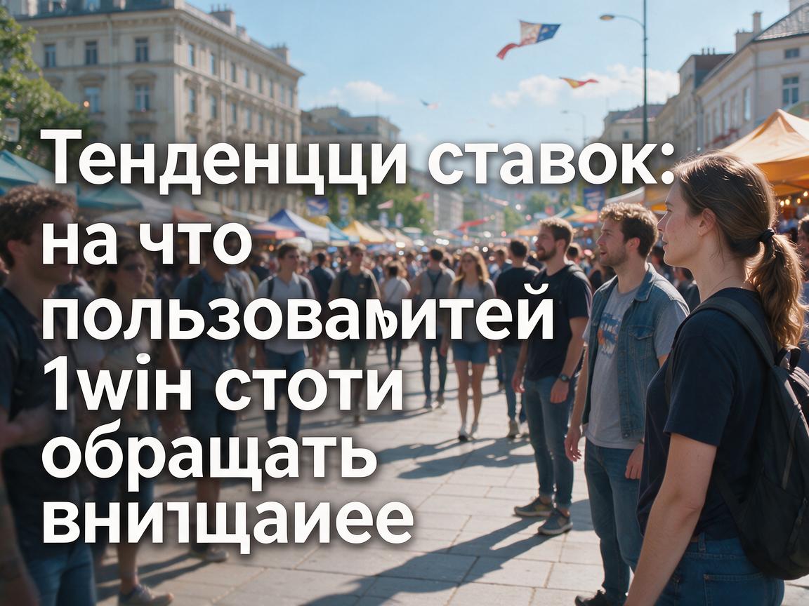 Тенденции ставок: на что пользователям 1win стоит обращать внимание
