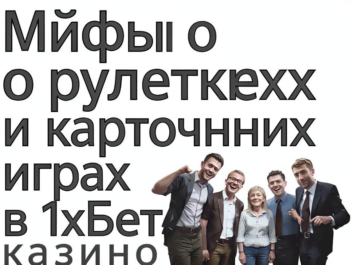 Мифы о рулетках и карточных играх в 1хБет казино