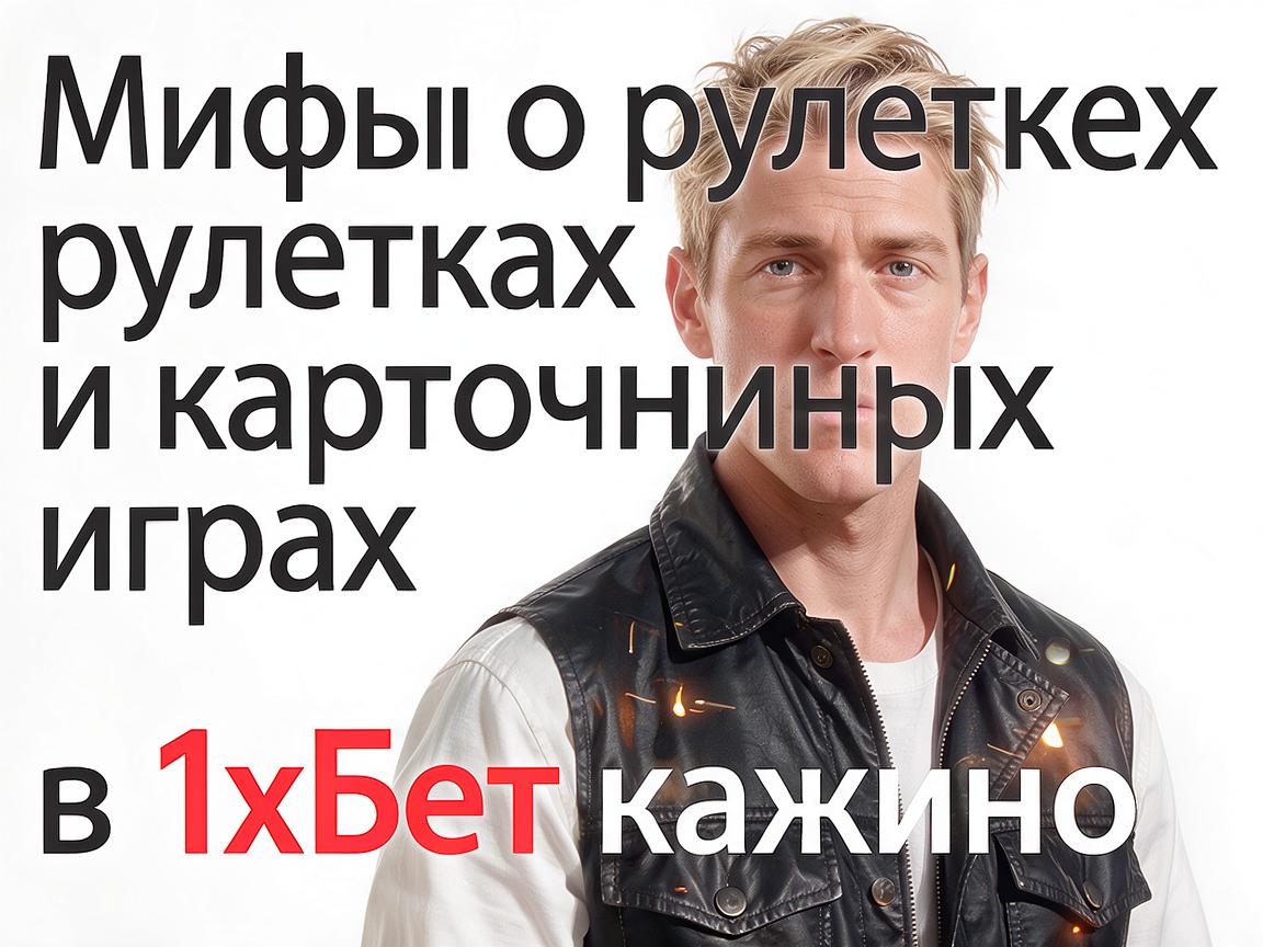 Мифы о рулетках и карточных играх в 1хБет казино