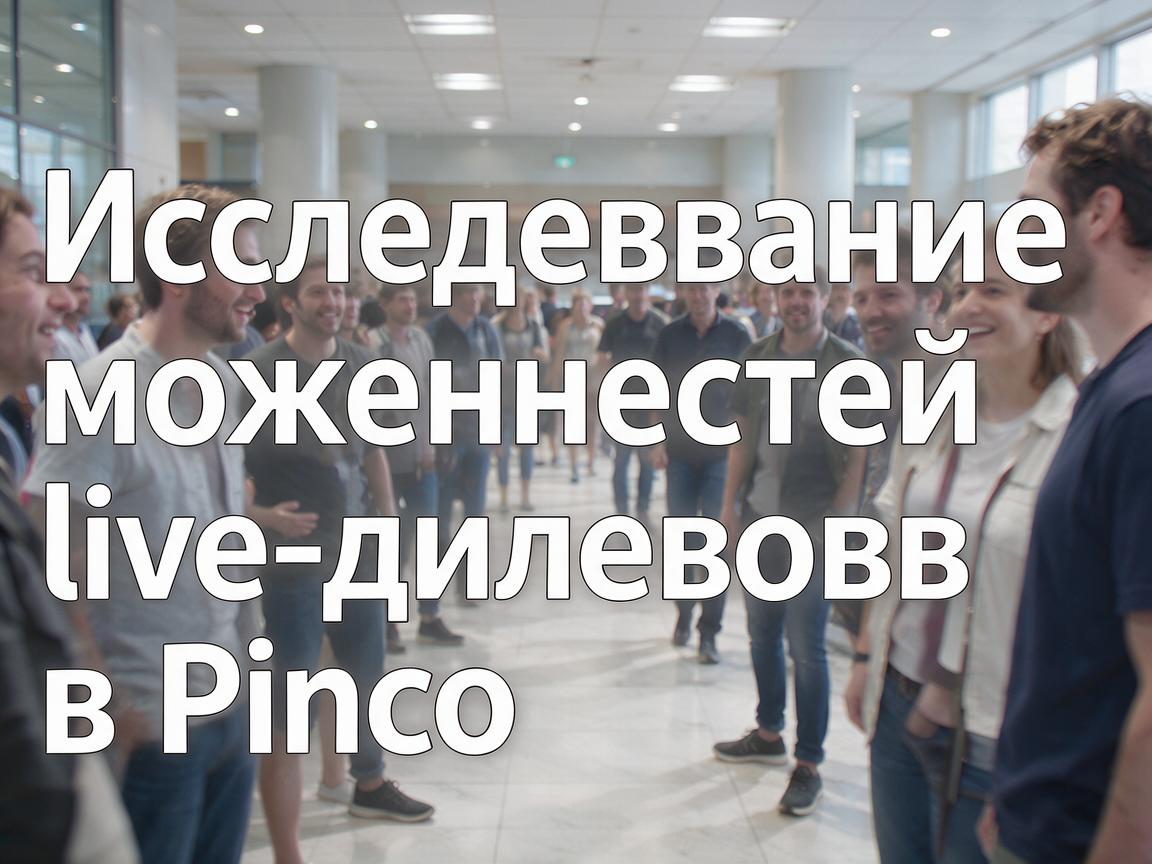 Исследование возможностей live-дилеров в Pinco Casino
