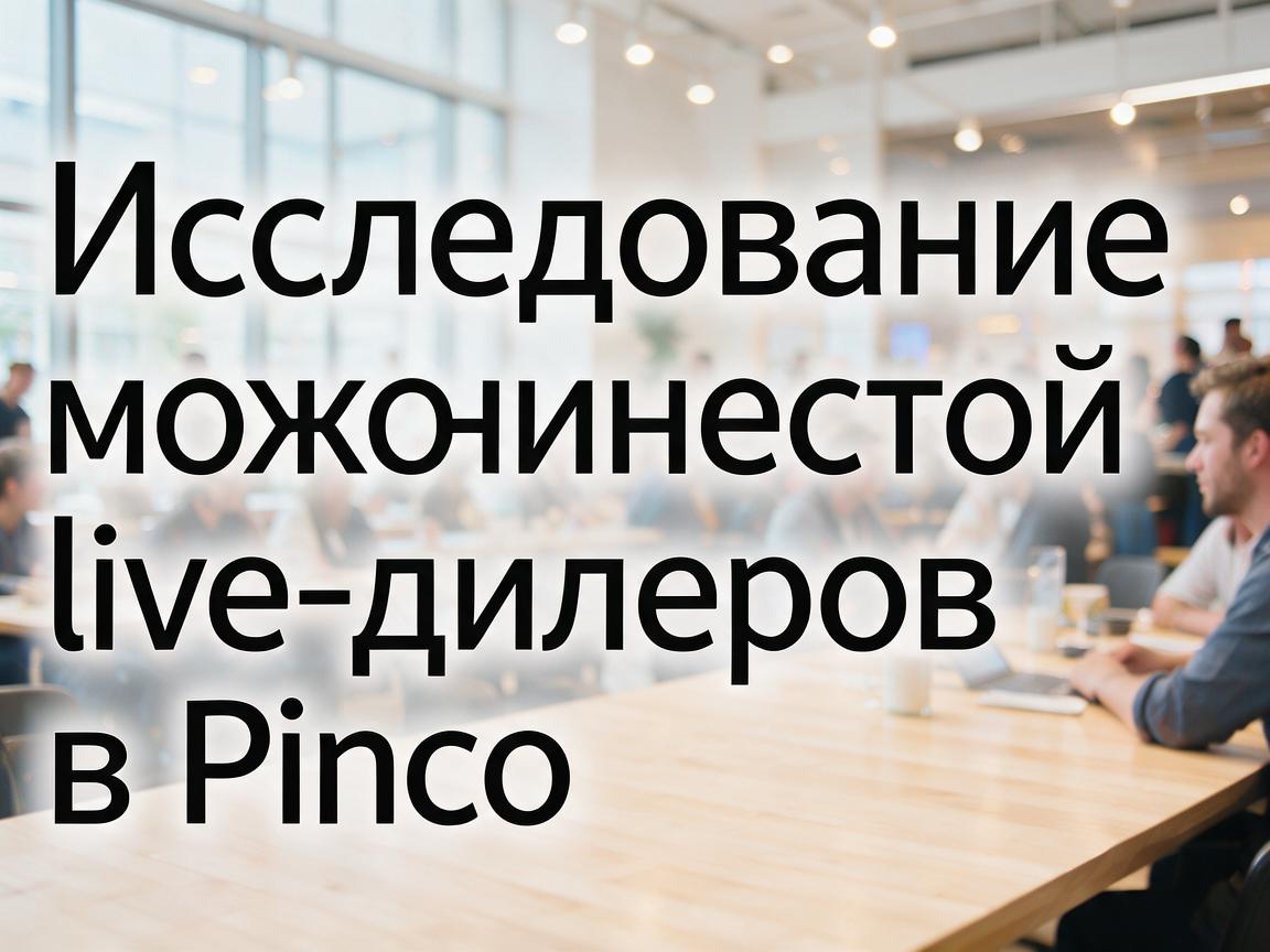 Исследование возможностей live-дилеров в Pinco Casino