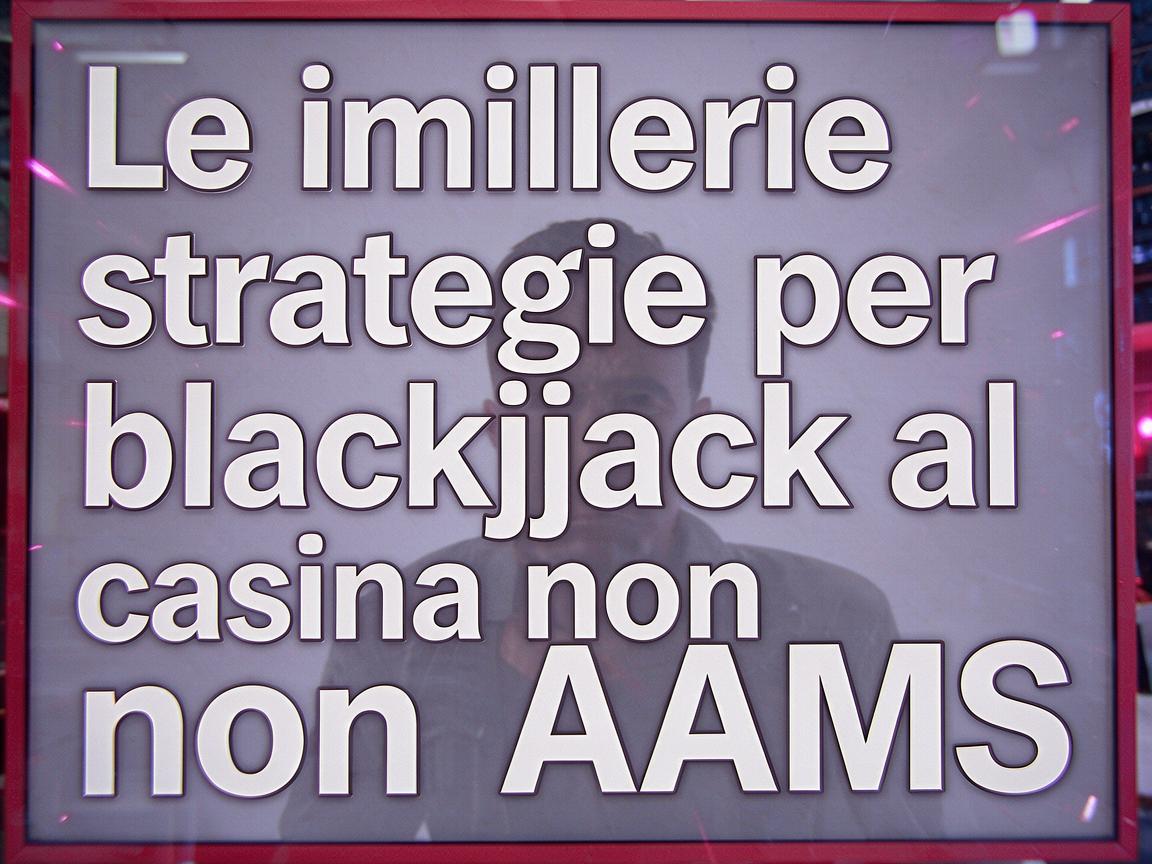 Le migliori strategie per blackjack al casino non AAMS