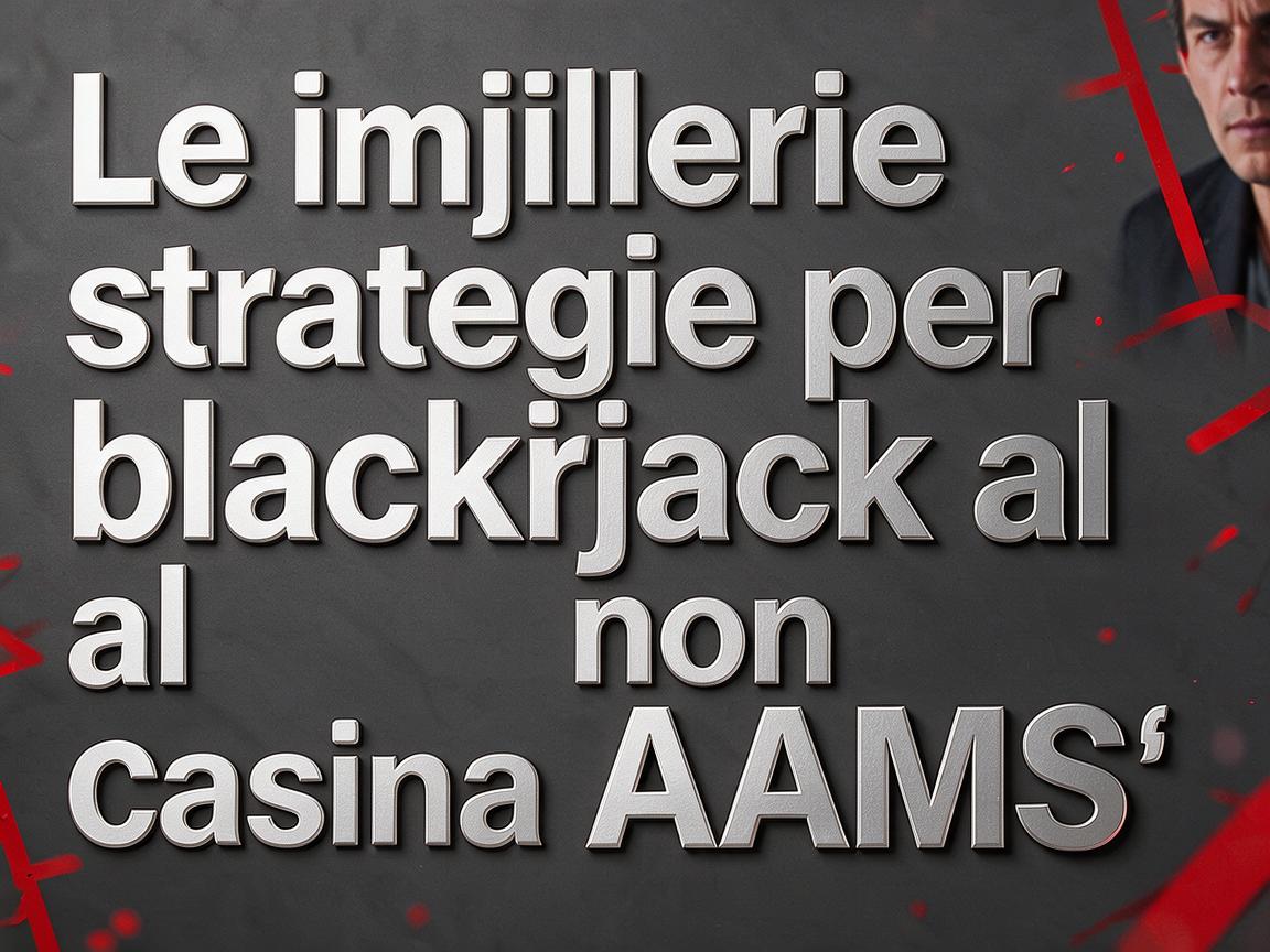 Le migliori strategie per blackjack al casino non AAMS