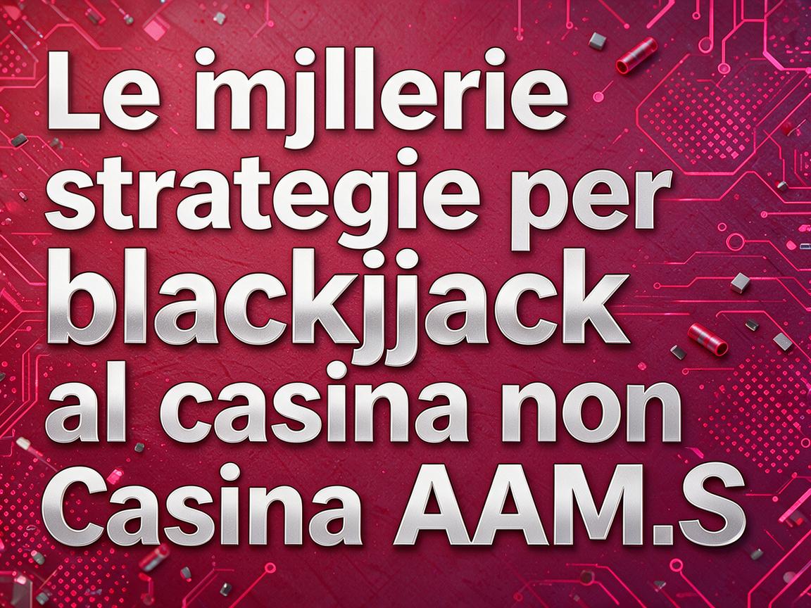 Le migliori strategie per blackjack al casino non AAMS