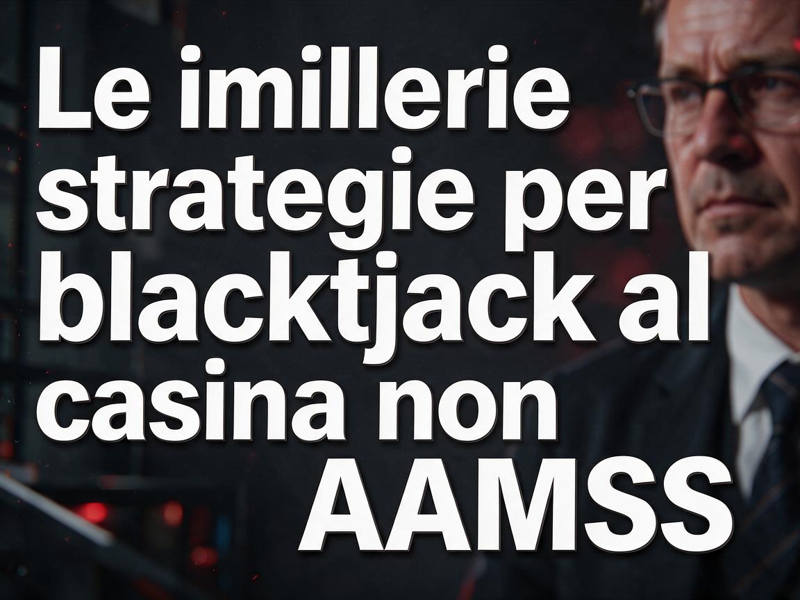 Le migliori strategie per blackjack al casino non AAMS
