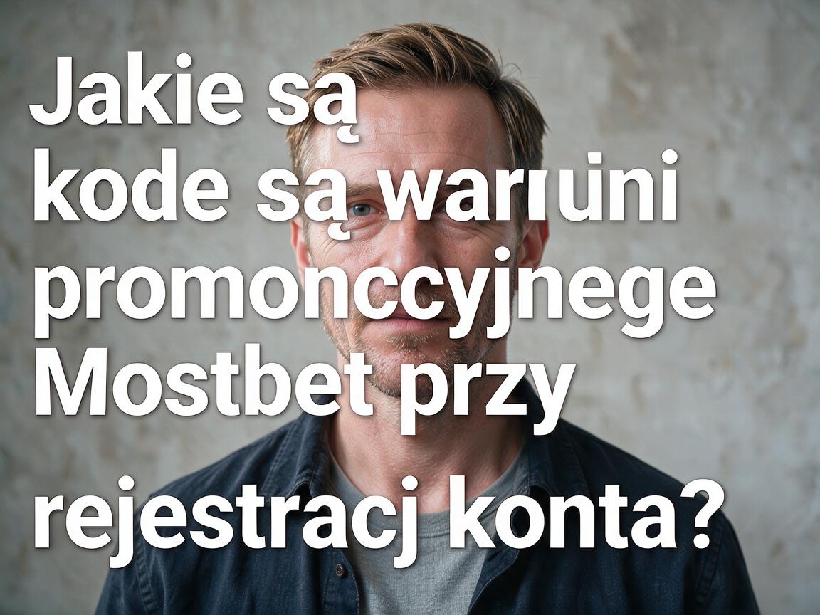 Jakie są warunki kodu promocyjnego Mostbet przy rejestracji konta?