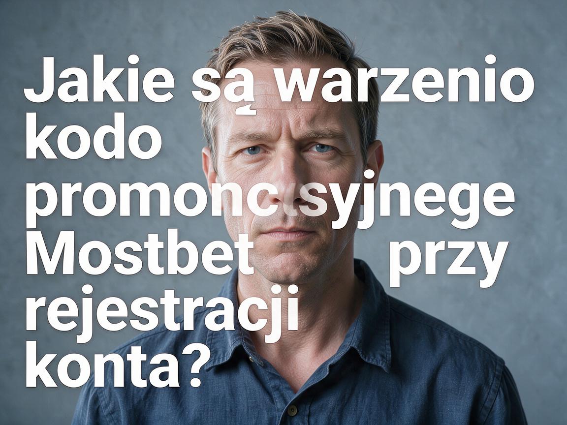 Jakie są warunki kodu promocyjnego Mostbet przy rejestracji konta?