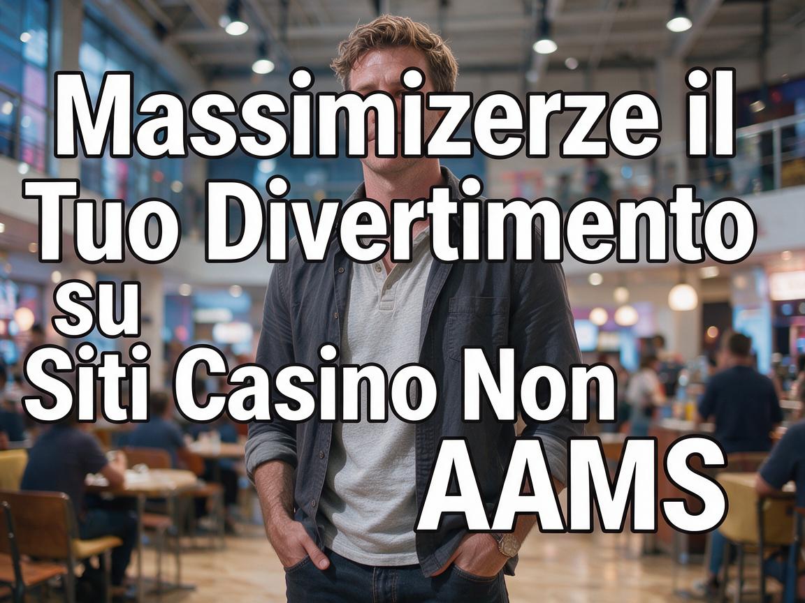 Massimizzare il Tuo Divertimento su Siti Casino Non AAMS