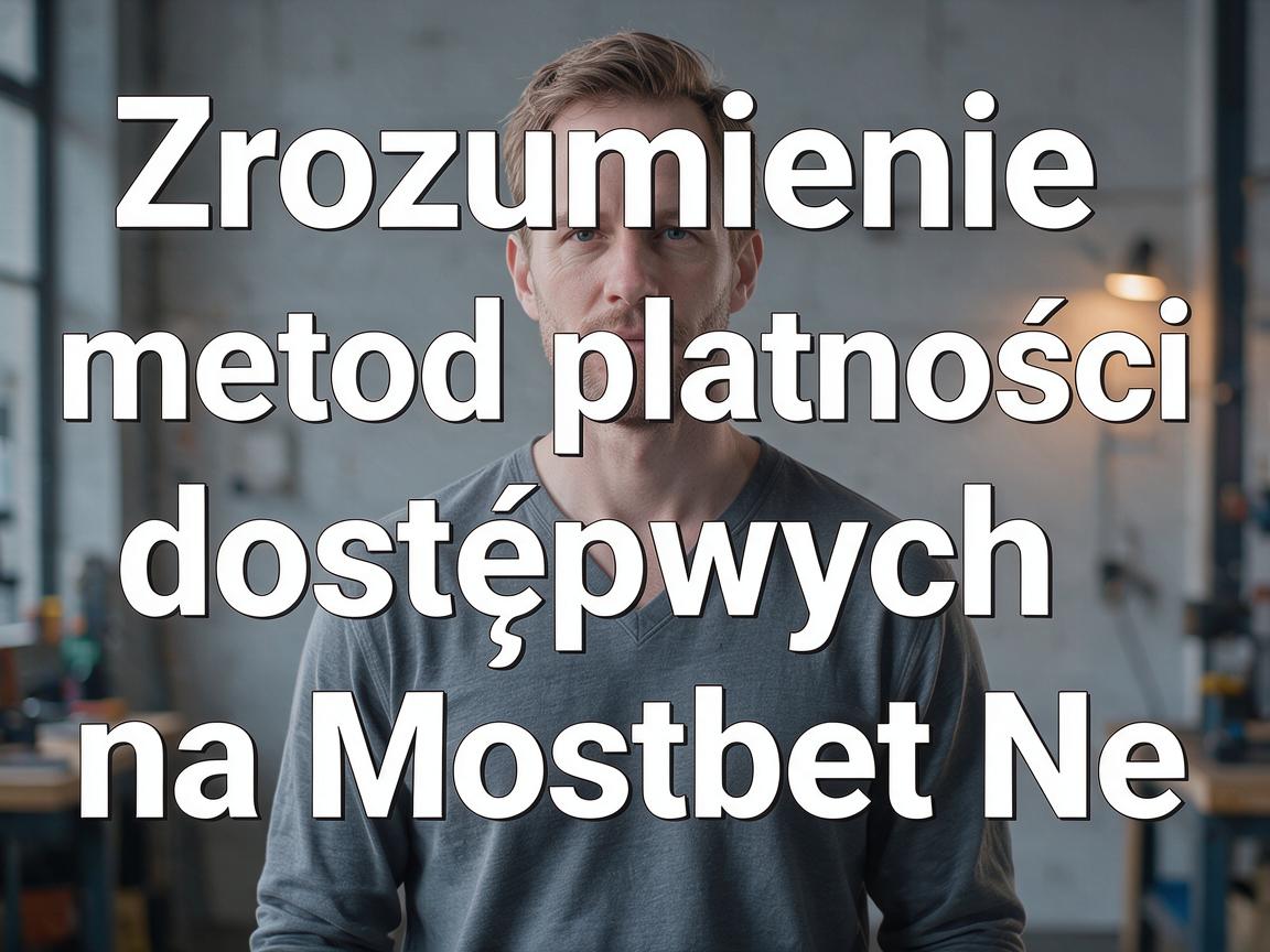 Zrozumienie metod płatności dostępnych na Mostbet Net