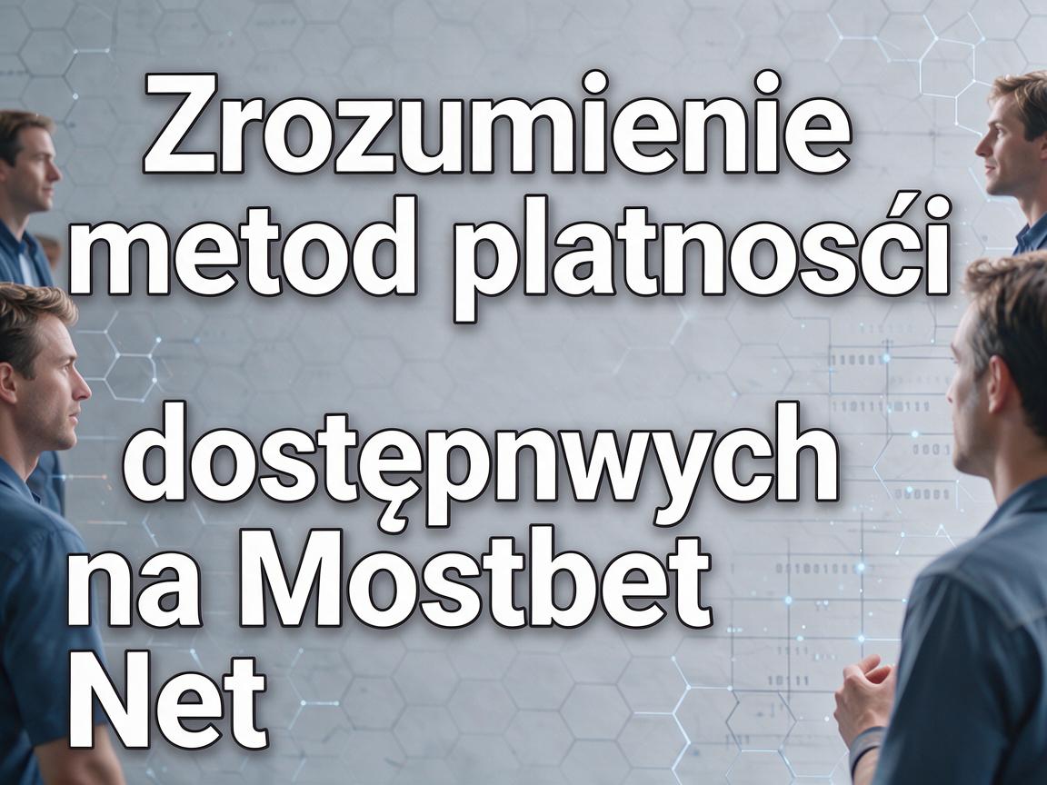 Zrozumienie metod płatności dostępnych na Mostbet Net