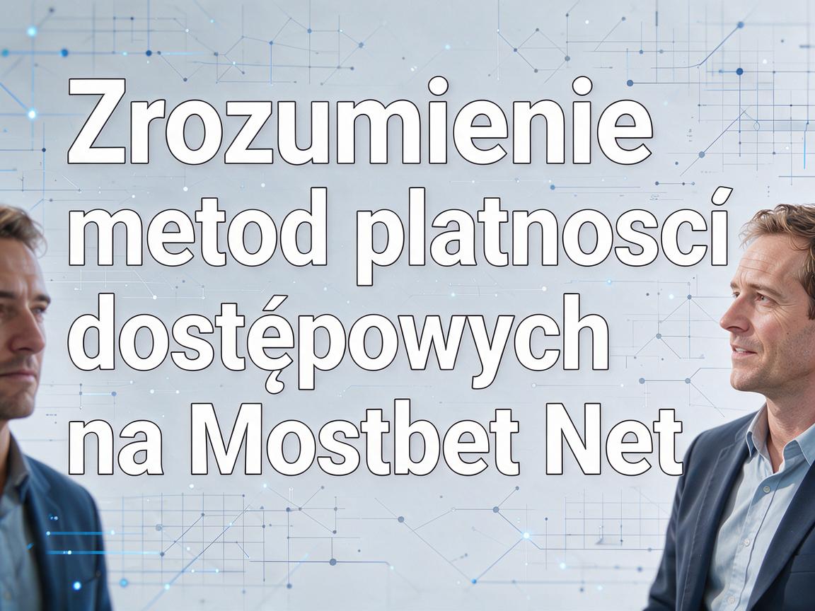Zrozumienie metod płatności dostępnych na Mostbet Net