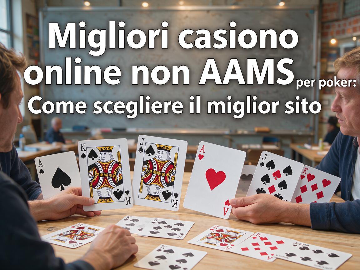 Migliori casino online non AAMS per poker: Come scegliere il miglior sito