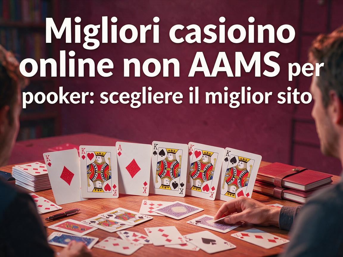 Migliori casino online non AAMS per poker: Come scegliere il miglior sito