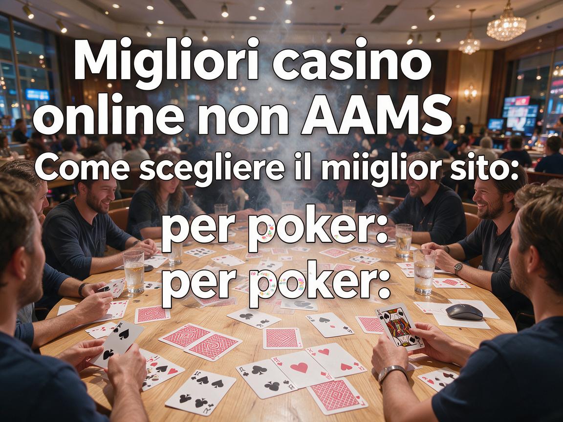 Migliori casino online non AAMS per poker: Come scegliere il miglior sito