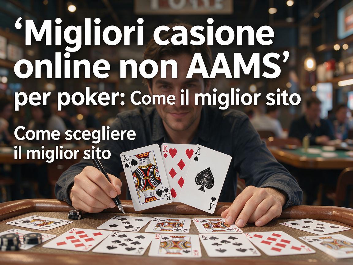 Migliori casino online non AAMS per poker: Come scegliere il miglior sito