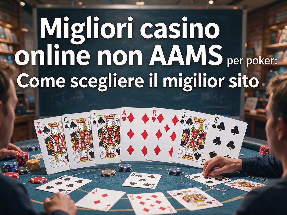 Migliori casino online non AAMS per poker: Come scegliere il miglior sito