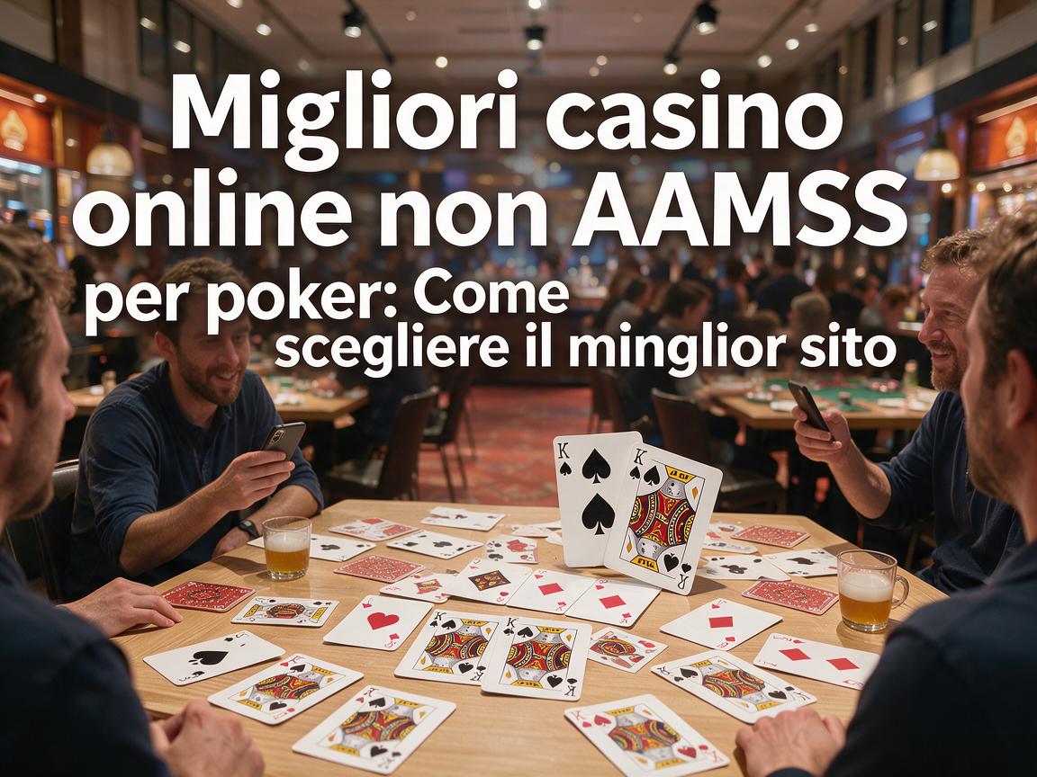 Migliori casino online non AAMS per poker: Come scegliere il miglior sito