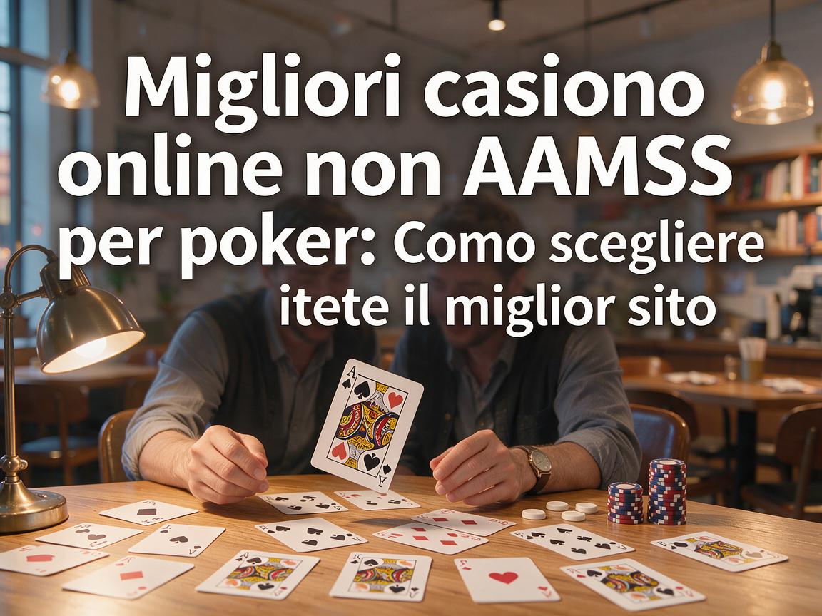 Migliori casino online non AAMS per poker: Come scegliere il miglior sito