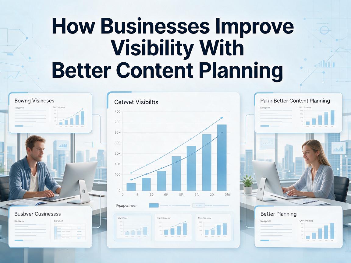 How Businesses Improve Visibility With Better Content Planning