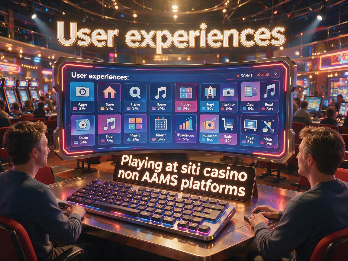 User experiences: Playing at siti casino non AAMS platforms