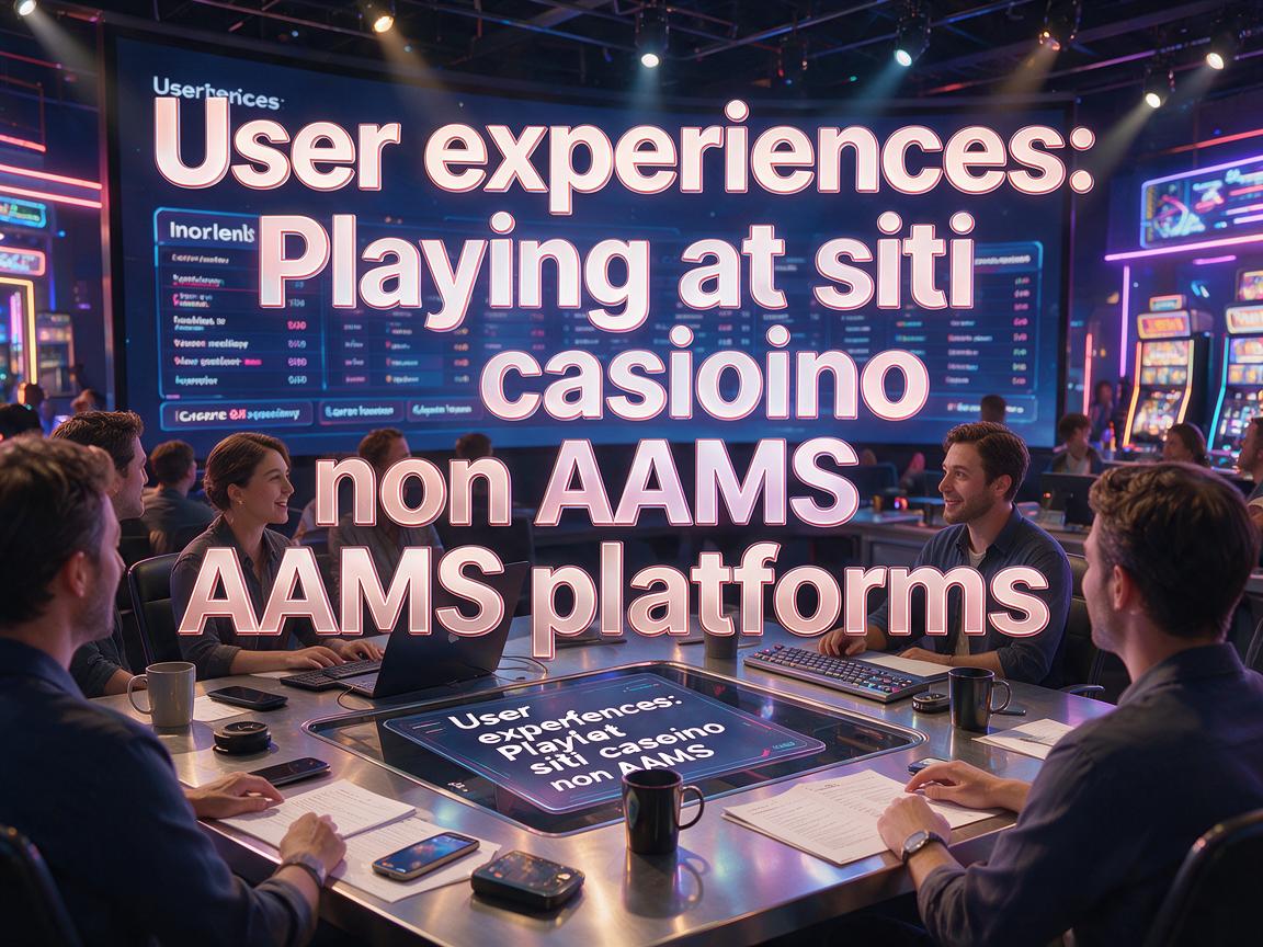 User experiences: Playing at siti casino non AAMS platforms