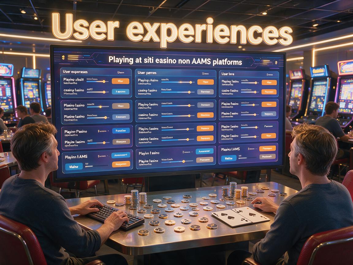 User experiences: Playing at siti casino non AAMS platforms