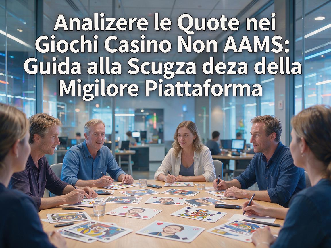Analizzare le Quote nei Giochi Casino Non AAMS: Guida alla Scelta della Migliore Piattaforma