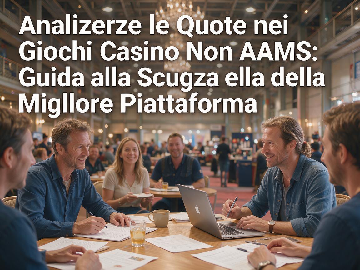 Analizzare le Quote nei Giochi Casino Non AAMS: Guida alla Scelta della Migliore Piattaforma